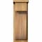 Ekena Millwork Del Monte Rough Sawn Corbel w/Backplate, Western Red Cedar, 8"W x 10"D x 22"H COR08X10X22DEL01RWR - alternate 2